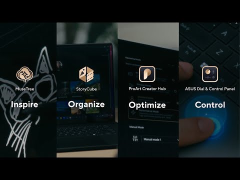 ASUS Apps | StoryCube, MuseTree, ProArt Creator Hub and ASUS Dial & Control Panel