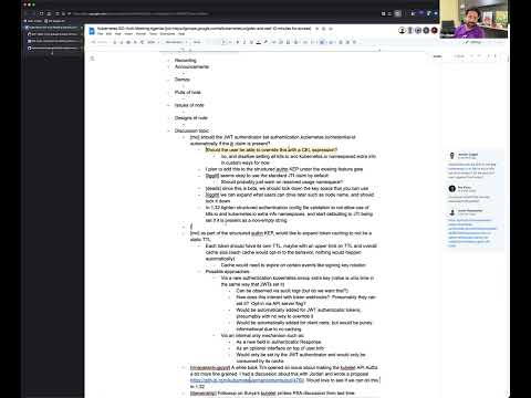 SIG-Auth Biweekly Meeting for 20240731