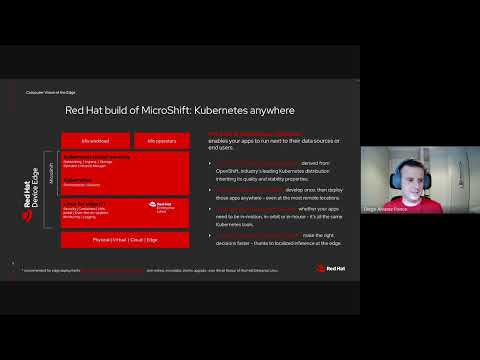 OpenShift Commons: Edge SIG: Deploy computer vision applications at the edge with MicroShift