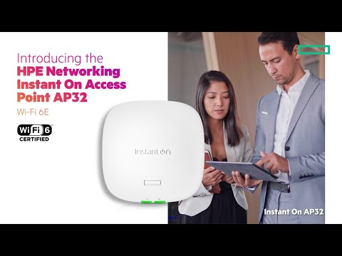 Optimize performance on all your Wi-Fi 6E devices with HPE Networking Instant On Access Point AP32