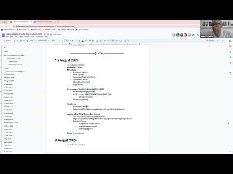 [SIG ContribEx] Weekly Contributor Comms Meeting for 2024-08-16T14:51:57Z.mp4
