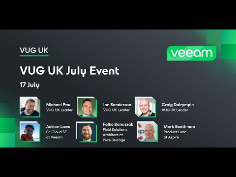 VUG UK July Event
