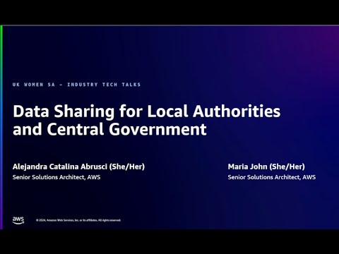 Episode 2 – Data Sharing for Local Authorities and Central Government | Amazon Web Services