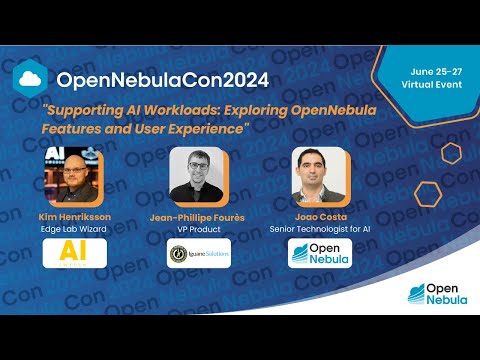 Supporting AI Workloads: Exploring OpenNebula Features and User Experiences