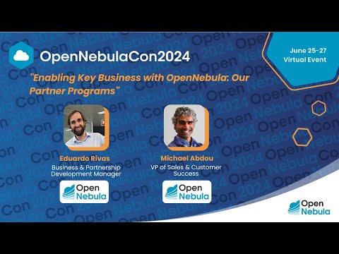 Enabling Key Business with OpenNebula: Our Partner Programs