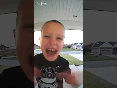 The joy he felt when he heard his dad’s voice ❤️