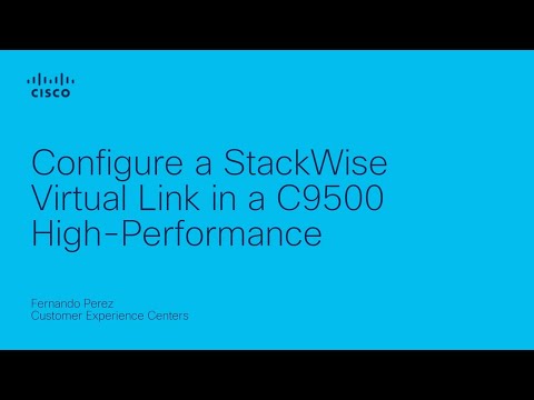 C9500H – Configure a SVL connection
