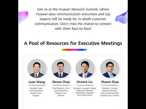 Huawei Network Summit 2024  Sembtember 30, in INFINITY Hotel & Conference Resort