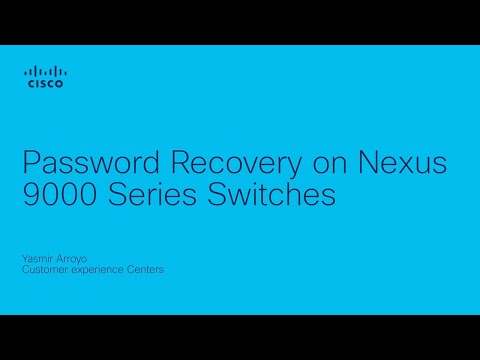 Password Recovery on Nexus 9000 Series Switches
