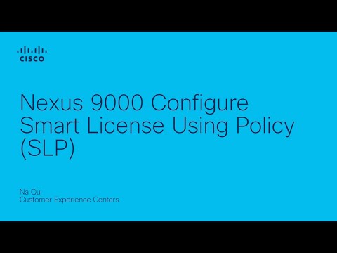 Nexus 9000 Configure Smart License Using Policy (SLP)