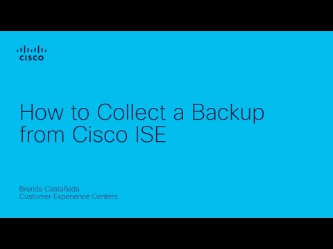 Create Cisco ISE Backup using GUI or CLI