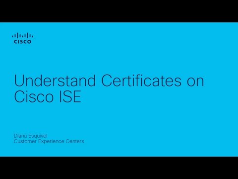 Understand Certificates on Cisco ISE