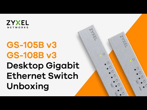 GS-105B v3/GS-108B v3 Desktop Gigabit Ethernet Switch Unboxing