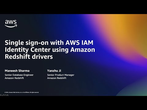 Single Sign On with AWS IAM Identity Center using Amazon Redshift Drivers | Amazon Web Services