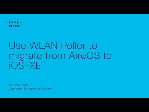 Use WLAN Poller to migrate from AireOS to iOS-XE