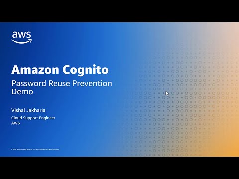 Amazon Cognito Password Reuse Prevention | Amazon Web Services