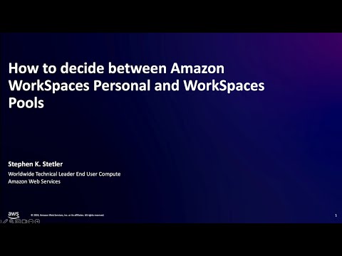 Deciding between Amazon WorkSpaces Desktop Options | Amazon Web Services | Amazon Web Services