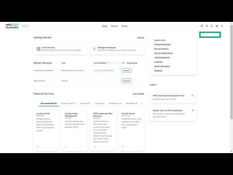 HPE Led Consumption Analytics On-boarding on HPE GreenLake Platform