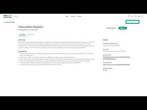 Customer Led Consumption Analytics On-boarding on HPE GreenLake Platform
