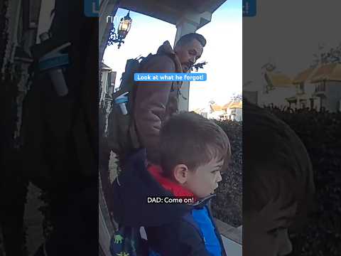 Oops! He almost went to school like this…
