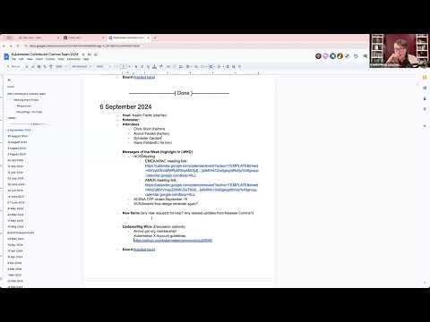 [SIG ContribEx] Weekly Contributor Comms Meeting for 2024-09-06T14:48:47Z.mp4