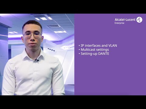 Best way to configure OmniSwitch for DANTE