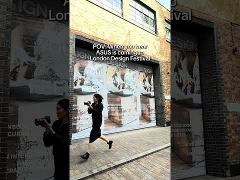 POV: When You Hear ASUS Zenbook is Coming to London Design Festival