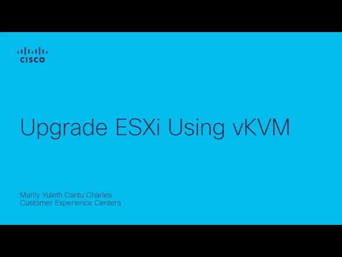 Upgrade ESXi using vKVM