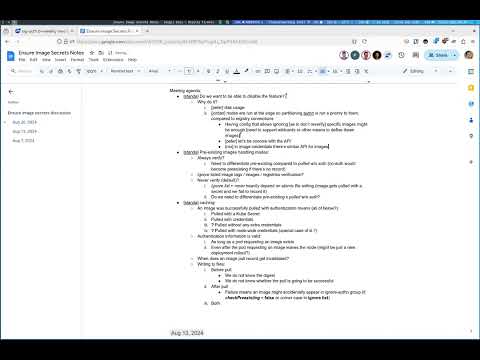 [SIG-Auth] Bi-weekly meeting 20240820