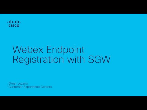 Webex endpoints registration with Survivability Gateway