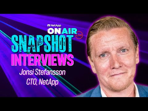 Jonsi Stefansson @ INSIGHT 2024 | NetApp ONAIR SNAPSHOT