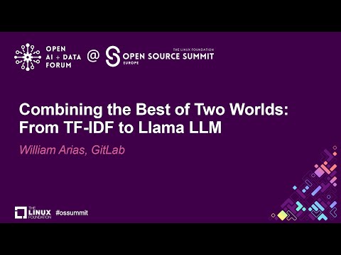Combining the Best of Two Worlds: From TF-IDF to Llama LLM – William Arias, GitLab