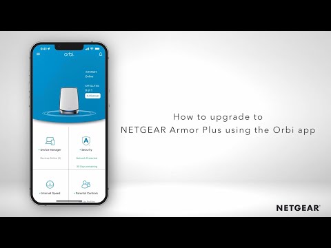How to Upgrade to NETGEAR Armor Plus Using the Orbi App