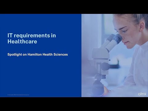 IT Requirements in Healthcare