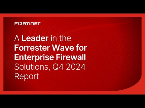 Fortinet Named a Leader in The Forrester Wave™ : Enterprise Firewall Solutions | Fortinet
