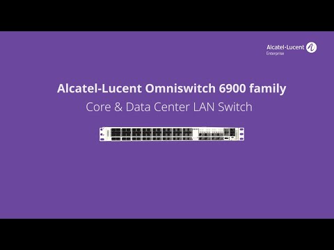 ALE OmniSwitch 6900 product family – Video datasheet