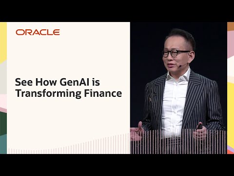 The Future of Finance Is Generative: Oracle CloudWorld 2024