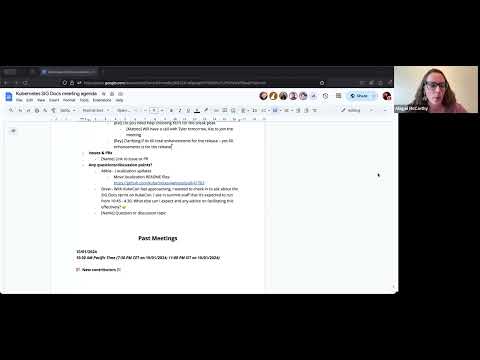 [SIG Docs] Bi-Weekly Community Meeting for 2024-10-15T17:16:00Z.mp4