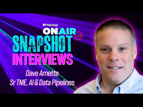 Dave Arnette @ INSIGHT 2024 | NetApp ONAIR SNAPSHOT