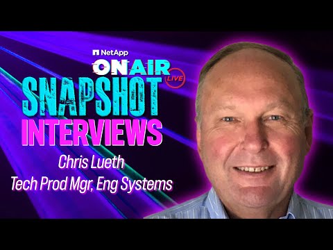 Chris Lueth @ INSIGHT 2024 | NetApp ONAIR SNAPSHOT