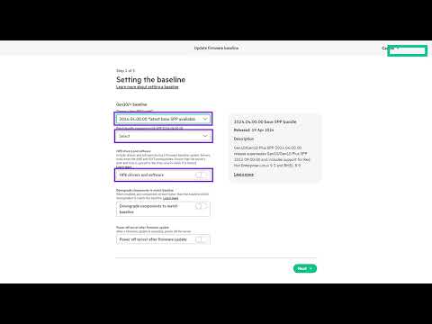 HPE GreenLake for Compute Ops Management interaction with HPE Service Pack for ProLiant