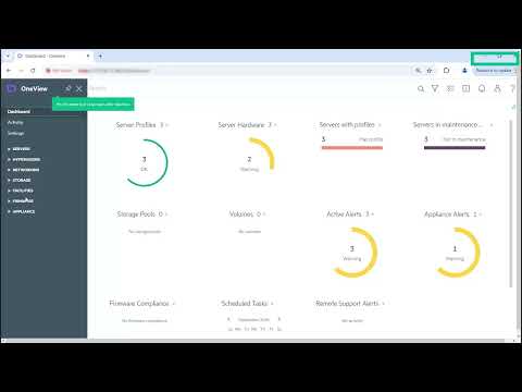 HPE OneView interaction with HPE Service Pack for ProLiant