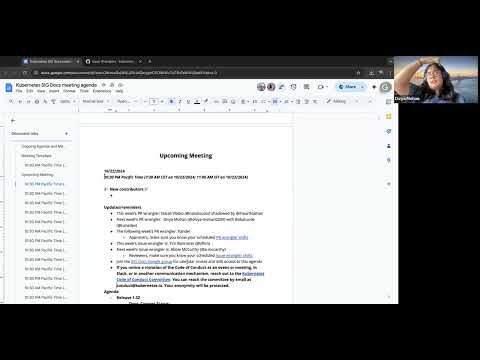 [SIG Docs] Monthly APAC Community Meeting for 2024-10-23T05:23:05Z.mp4