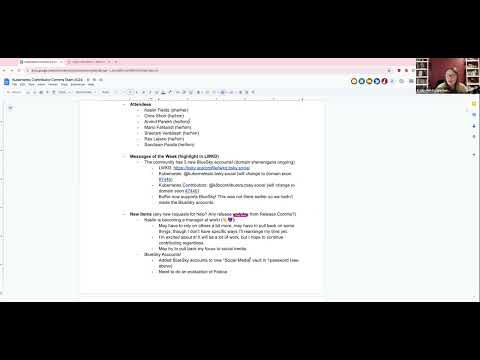 [SIG ContribEx] Weekly Contributor Comms Meeting for 2024-10-25T14:42:08Z.mp4