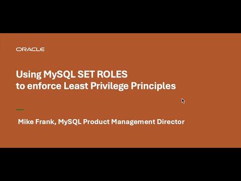 Using MySQL SET ROLE to enforce Least Privilege Principles