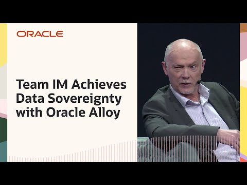 Team IM Achieves Data Sovereignty and Sustainability with Oracle Alloy