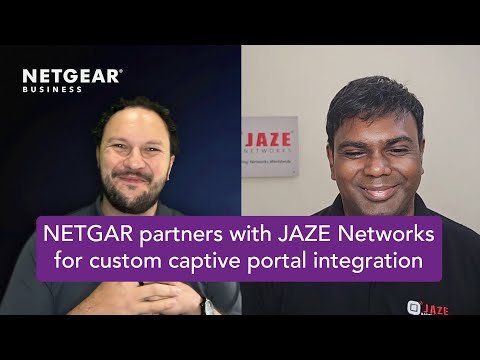 @Netgear & @jazenetworks Partnership: Insight Cloud Integration with Custom Captive Portal #netgear