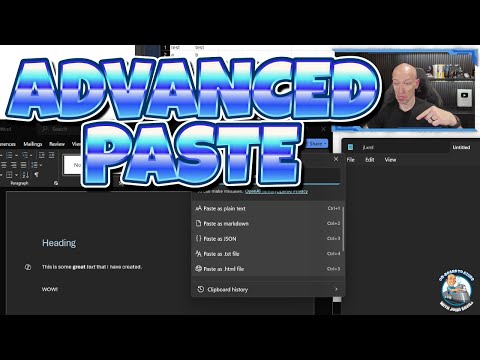 Advanced Paste Walkthrough