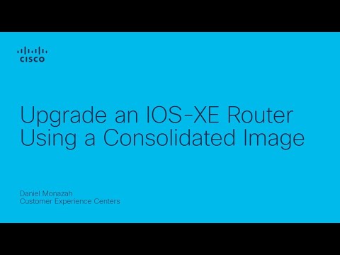 Upgrade an IOS-XE Router Using a Consolidated Image
