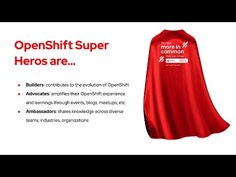 OpenShift Commons Salt Lake City: What’s Next & The OpenShift Hero Awards